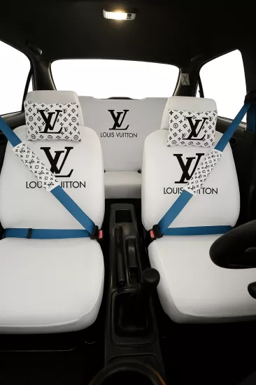 TKY 8 Parça Oto Kılıf Seti Servis Kılıfı (Ön+Arka, 2 Boyun Yastık, 2 Kemer Kılıfı)